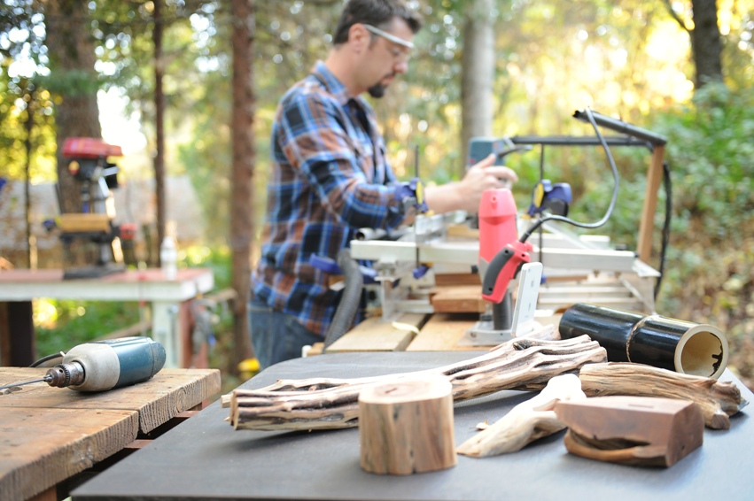 Wooden iPhone Charger
