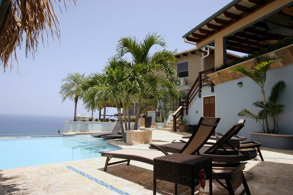 Fisheye View Rincon Infinity Pool